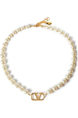 VALENTINO GARAVANI Collar de perlas VLogo