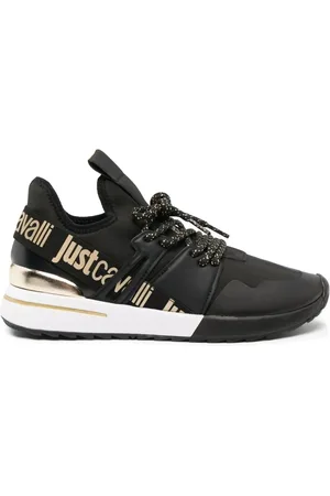 Roberto Cavalli Tenis bajos con logo estampado