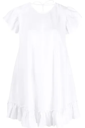 PNK Vestido corto con volantes