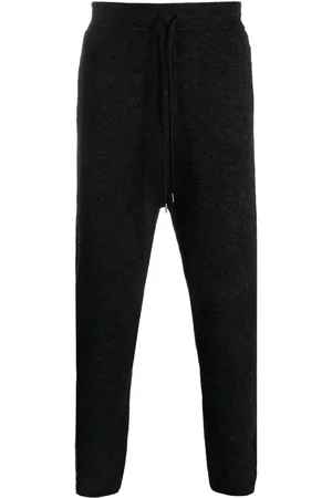 ISABEL BENENATO Pants drop crotch con cordones en la pretina