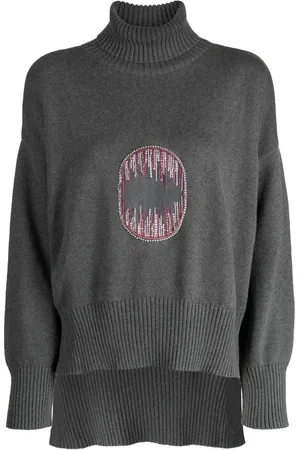 Izaak Azanei Sudadera con detalle de apliques