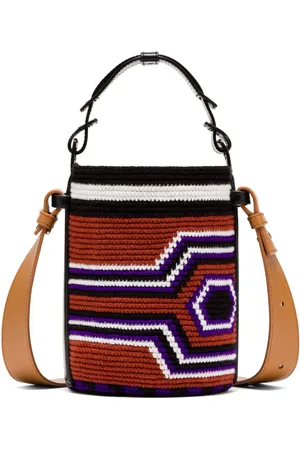 AZ FACTORY Bolsa bucket con diseño entretejido