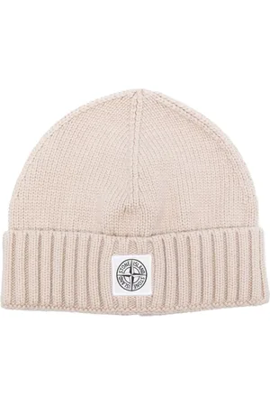 Stone Island Gorro tejido con motivo Compass