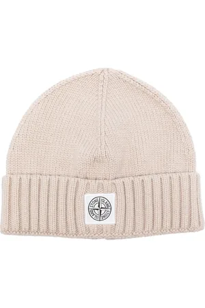 Stone Island Gorro tejido con motivo Compass