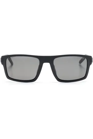 Tommy Hilfiger Lentes de sol con armazón cuadrada y logo en relieve