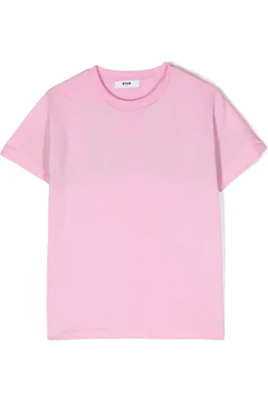 Msgm Playera con logo estampado