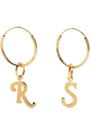 RAF SIMONS Arracadas con logo