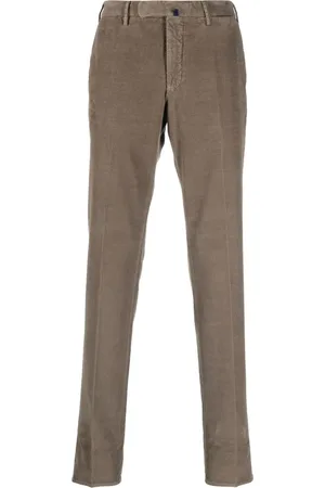 Incotex Pantalones chinos de pana rectos