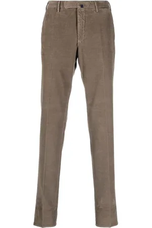 Incotex Pantalones chinos de pana rectos