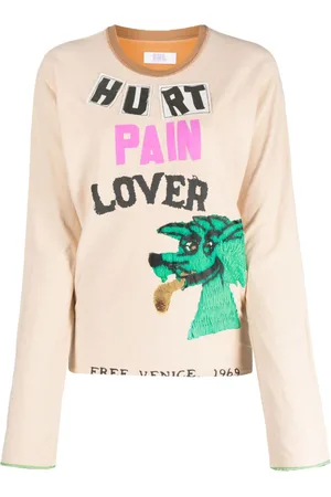 ERL Playera con eslogan estampado