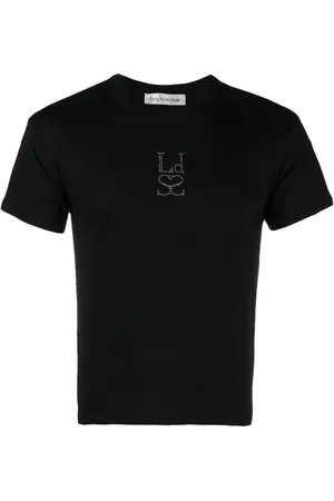 Ludovic De Saint Sernin Playera con logo y cristales