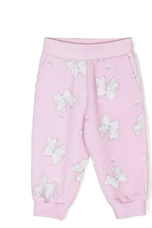 MONNALISA Pants con lazo estampado