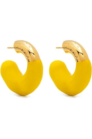SUNNEI Arracadas pequeñas con logo grabado