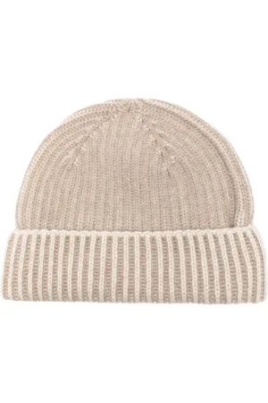 Sease Gorro de cachemira tejido de canalé