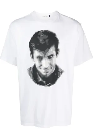 UNDERCOVER Playera con estampado de píxeles