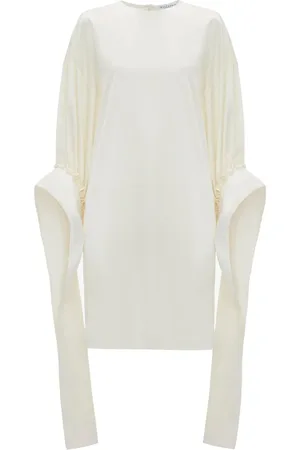 J.W.Anderson Vestido corto satinado con ribete