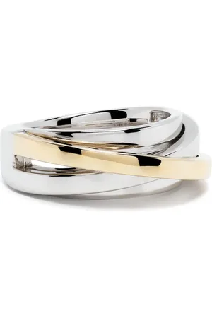 TOM WOOD Anillo Orb Slim Duo en plata de ley