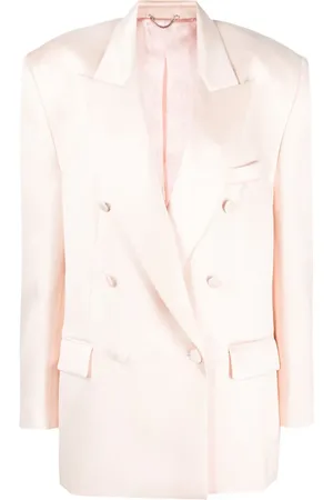 MAGDA BUTRYM Blazer de seda con doble botonadura