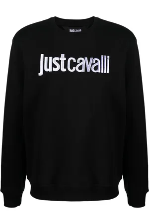Roberto Cavalli Sudadera con logo bordado