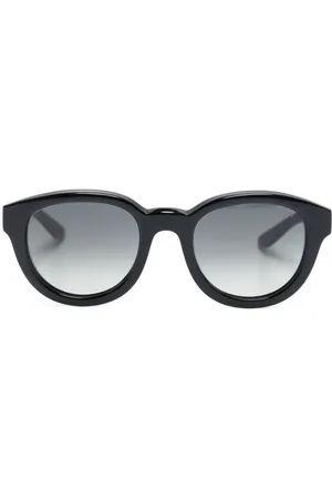 Giorgio Armani Lentes de sol con armazón redonda y micas degradadas