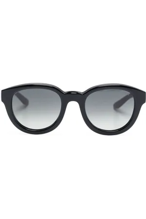 Giorgio Armani Lentes de sol con armazón redonda y micas degradadas