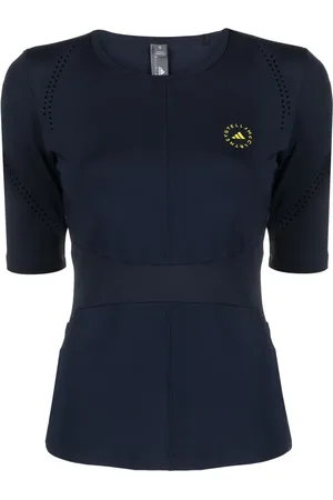adidas Playera con logo estampado y paneles