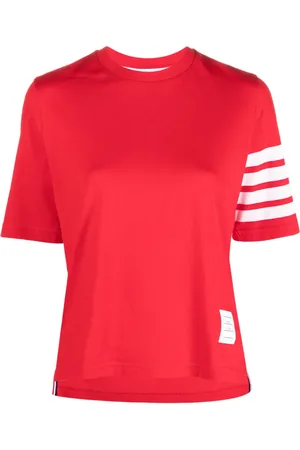 Thom Browne Playera con motivo 4-Bar y estampado 2003