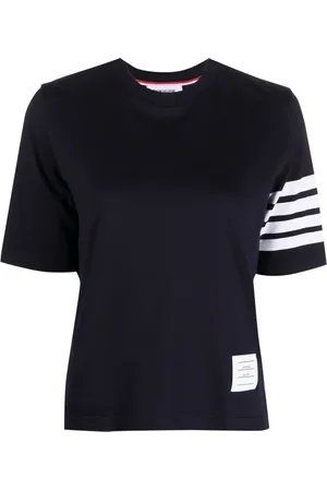 Thom Browne Playera con motivo 4-Bar y estampado 2003