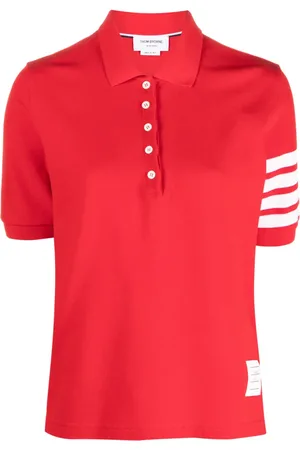 Thom Browne Playera tipo polo con motivo 4-Bar