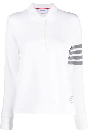 Thom Browne Playera tipo polo con motivo 4-Bar