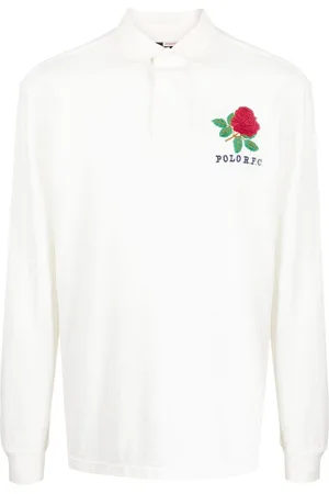 Ralph Lauren Playera tipo polo con logo bordado
