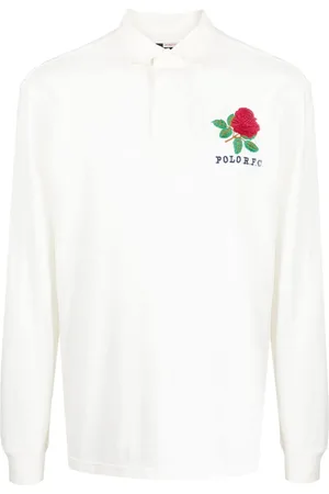 Ralph Lauren Playera tipo polo con logo bordado