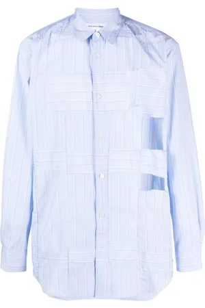 Comme des Garçons Camisa con rayas estampadas