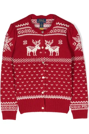 Ralph Lauren Cárdigan tejido de intarsia con botones