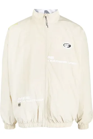 A Bathing Ape Chamarra ligera con logo estampado