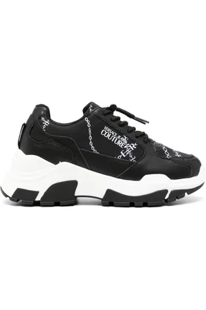 VERSACE Tenis con estampado de cadenas