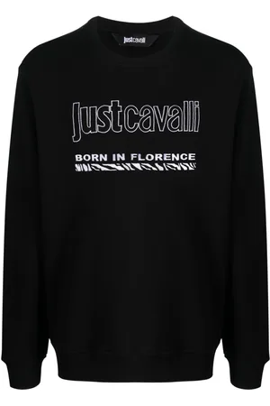 Roberto Cavalli Sudadera con logo bordado