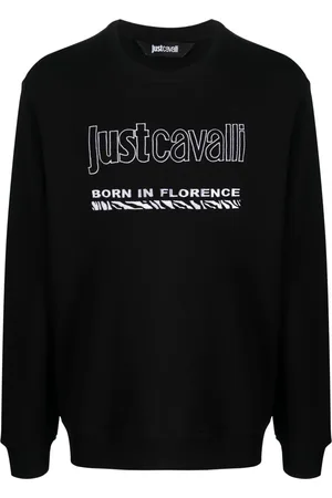 Roberto Cavalli Sudadera con logo bordado