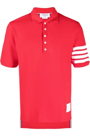Thom Browne Playera tipo polo con motivo 4-Bar