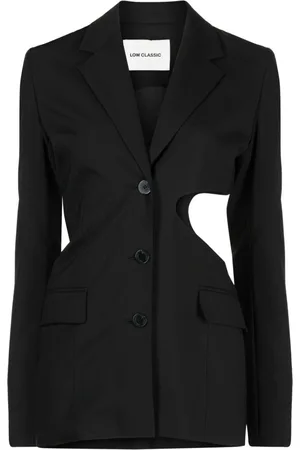 Low Classic Blazer con detalles de aberturas y solapa de pico