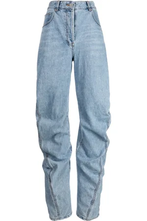 SYSTEM Jeans acampanados con parche del logo