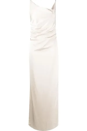 SYSTEM Vestido con diseño drapeado