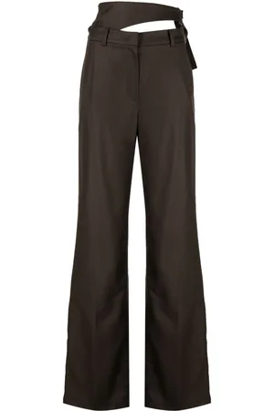 SYSTEM Pantalones de vestir con detalle de pinzas