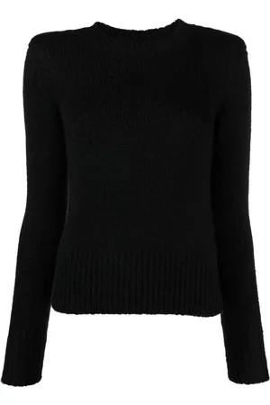 Isabel Marant Suéter tejido de canalé con cuello redondo