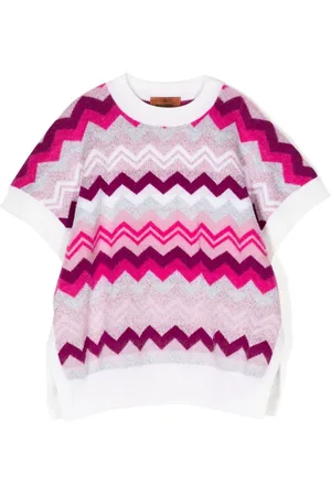 Missoni Bufanda tejida en zigzag