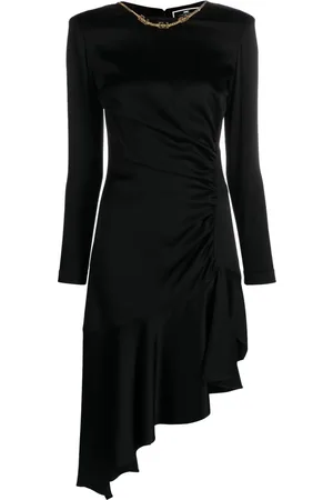 Elisabetta Franchi Vestido midi con diseño asimétrico