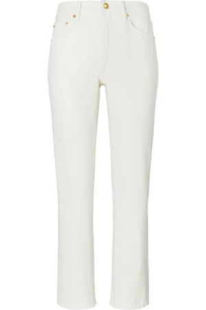 Tory Burch Jeans capri con tiro medio