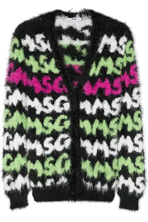 Msgm Cárdigan tejido en intarsia