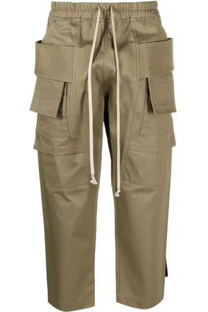 Rick Owens Pantalones cargo con diseño corto