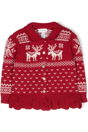 Ralph Lauren Cárdigan tejido de intarsia con botones